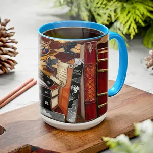 Stained Glass style Basgiath War College mug, Fourth Wing Mug, fantasy reader mug, Iron Flame Onyx Storm Bookish mug,  Book Lover Mug