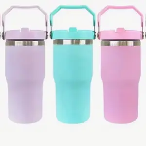 Cup flip top with handle 20oz