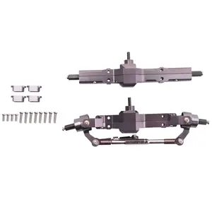 Metal Front & Rear Bridge Axle GearBox for WPL C14 C24 C34 C44 B14 B24 1/16 RC Car Truck Upgrade Parts Accessories