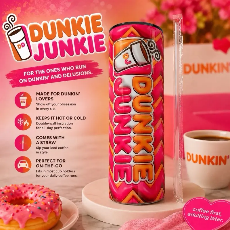 Dunkie Junkie 20 oz Tumbler Dunkie Junkie 20 oz Tumbler