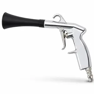 High Pressure Air Blow Gun for Car Interior Cleaning, Compressed Air Duster Tool with Adjustable Wide Nozzle, Metal Body Quick Connector, Dust Blower for Vents, Dashboard, Console, Carpets, Door Gaps, Garage and Workshop Use