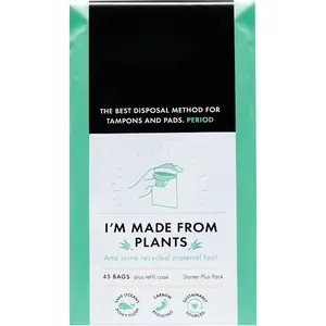 Starter Plus Pack - 45 Sanitary Disposal s Plus Recyclable Refill Pack for Out and About (45 Pack)