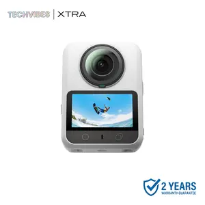 Xtra 360, 360 Camera, 8K Panoramic Video, 1-Inch Sensor Equivalent, 100MP High Resolution, Waterproof Action Camera, 105GB Built-in Storage, Bullet Time, Broad Compatibility, Vlog