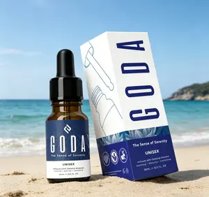 GODA For Her & Him Serenity Mini Perfume, Unisex Calming Fragrance with Lavender & Chamomile, Vegan & Cruelty-Free, 15ml / 0.50 Fl Oz