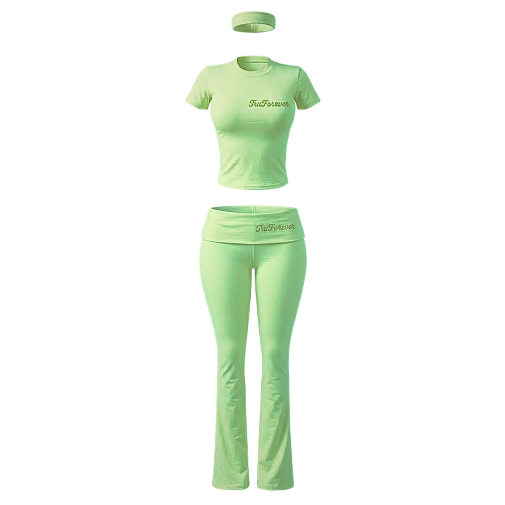 2-Piece TruForever yoga set with headband