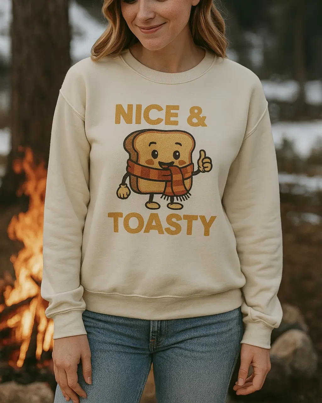 Toast Sweatshirt, Breakfast Shirt, Foodie Apparel, Brunch Jumper, Comfortable Pullover, Funny Graphic Tee