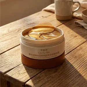 Caffeine Peptide Firming Eye Mask 60 pieces | Target Puffiness,Dark Circles & Fine Line for Smoother, Brighter Under-Eye Skin