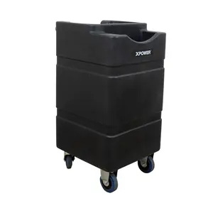 Xpower WT-90 90 Liter 25 gal 90 Portable Mobile Water Reservoir Tank for FM-68W, FM-88W & FM-65WB Misting Fan, 90 Liter, 24 Gallon, Wheels