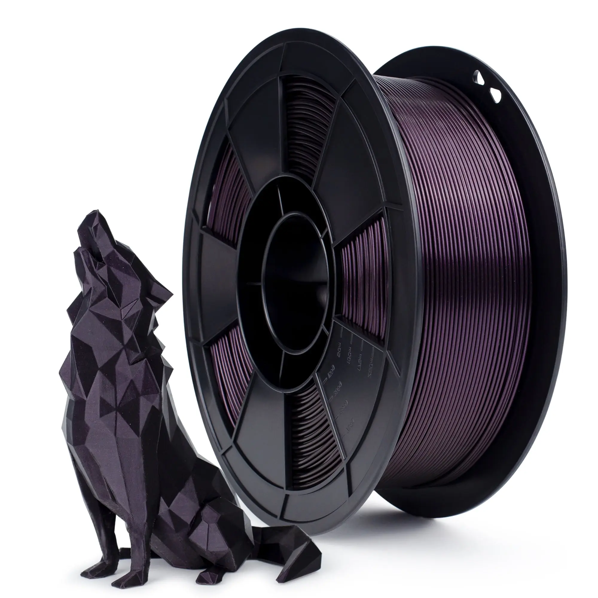 Ziro 'Mystical' Ultra-Fine Glitter Eco-Friendly Biodegradable PLA 3D Printer Filament, 1.75mm, 1kg, for 3D Projects, Bed Temperature: 50-60°C, Excellent Dimensional Accuracy, Pla Filament 3D Printing Supplies