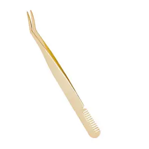 Stainless Steel Eyebrow Tweezer with Eyebrow Comb, Eyelash Tweezer, Professional Durable Makeup Tool For Women