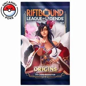 1 Riftbound Origins Booster Pack, English, League of Legends TCG
