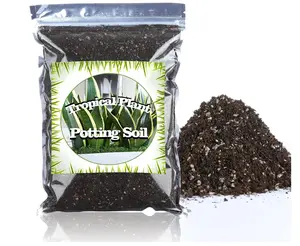 Houseplant Potting Mix, Fertilized, Perlite Soil for All Types of Indoor House Plants and Tropical Plant 1 qt