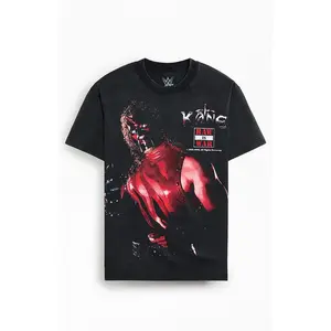 PacSun Men's WWE RAW Kane Big Mask T-Shirt - Multicolor