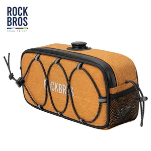 ROCKBROS Bike Handlebar Bag Bicycle Front Bag Storage Bags Water Repellent Large Capacity Bicycle Bag Pouch for Cycling Road Mountain Bike E-bike Professional Bike Accessories