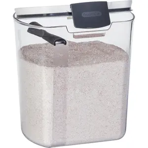 Flour Storage Container 4-Quart BPA-Free Plastic Dishwasher Safe