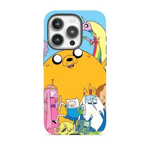 Adventure Time Collage Phone Case, Cute Cartoon Network Fan Art Cover, Durable Shockproof Tough Case, Funny Gift for iPhone & Samsung