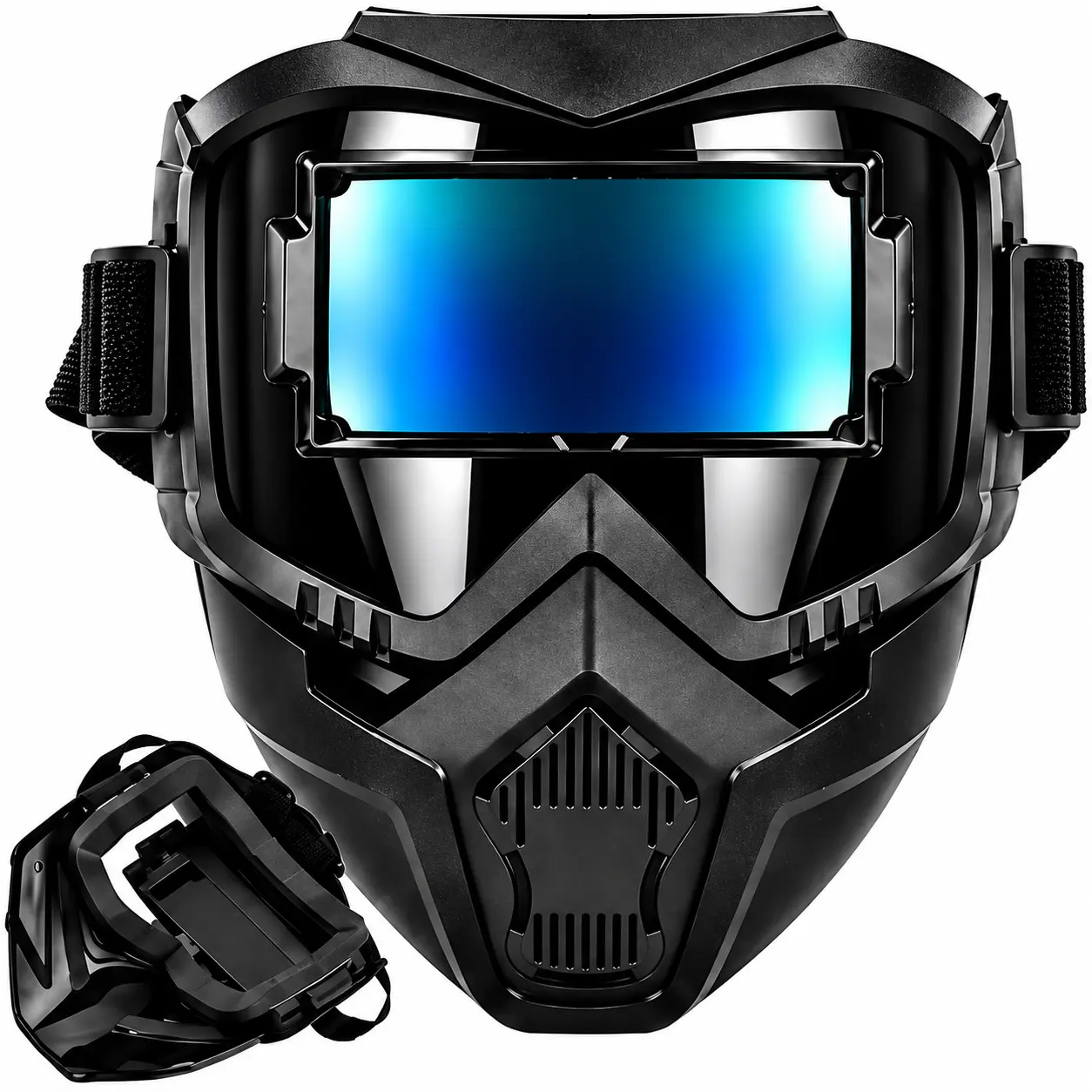 Auto-Darkening Welding Helmet - Solar Powered Hoodwith Adjustable Shade, ANSI-Approved Hard Hat with LEDHeadlamp, Safety Gear for TIG/MIG/ARC Welding &Plasma Cutting,camping essentials