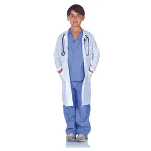 Child Doctor Scrubs Costume with Lab Coat