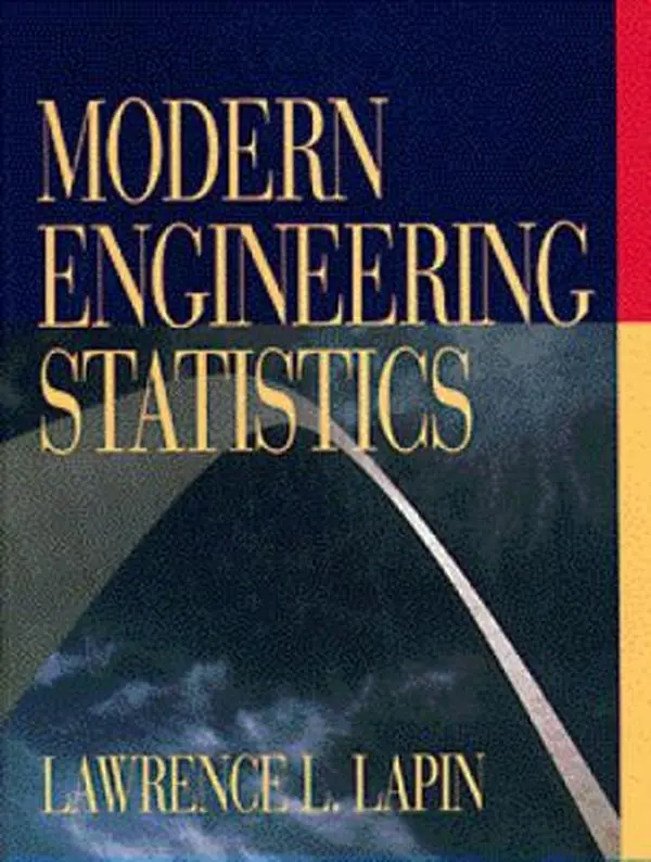 USED Book - Modern Engineering Statistics by Lawrence L. Lapin (Hardcover) - english
