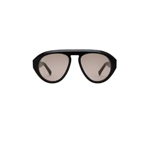 Elisa Johnson Val Sunglasses in Gloss Black