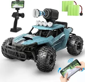 DEERC Remote Control Car with 1080P HD FPV Camera, 1/16 Scale Off-Road Remote Control Truck, High Speed Monster Trucks with 2 Batteries 60 Min Play,  RC Cars Gift
