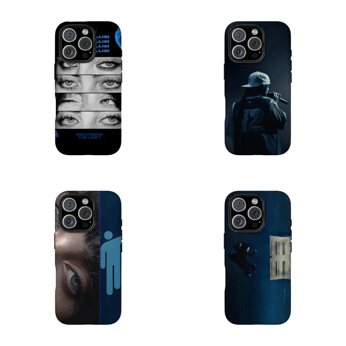 B E  Phone Case for iPhone 17 16 15 14 13 12 11 Pro Max Plus Air, Protective Cover Protection Smartphone Shockproof Cellphone Shockproof Protector