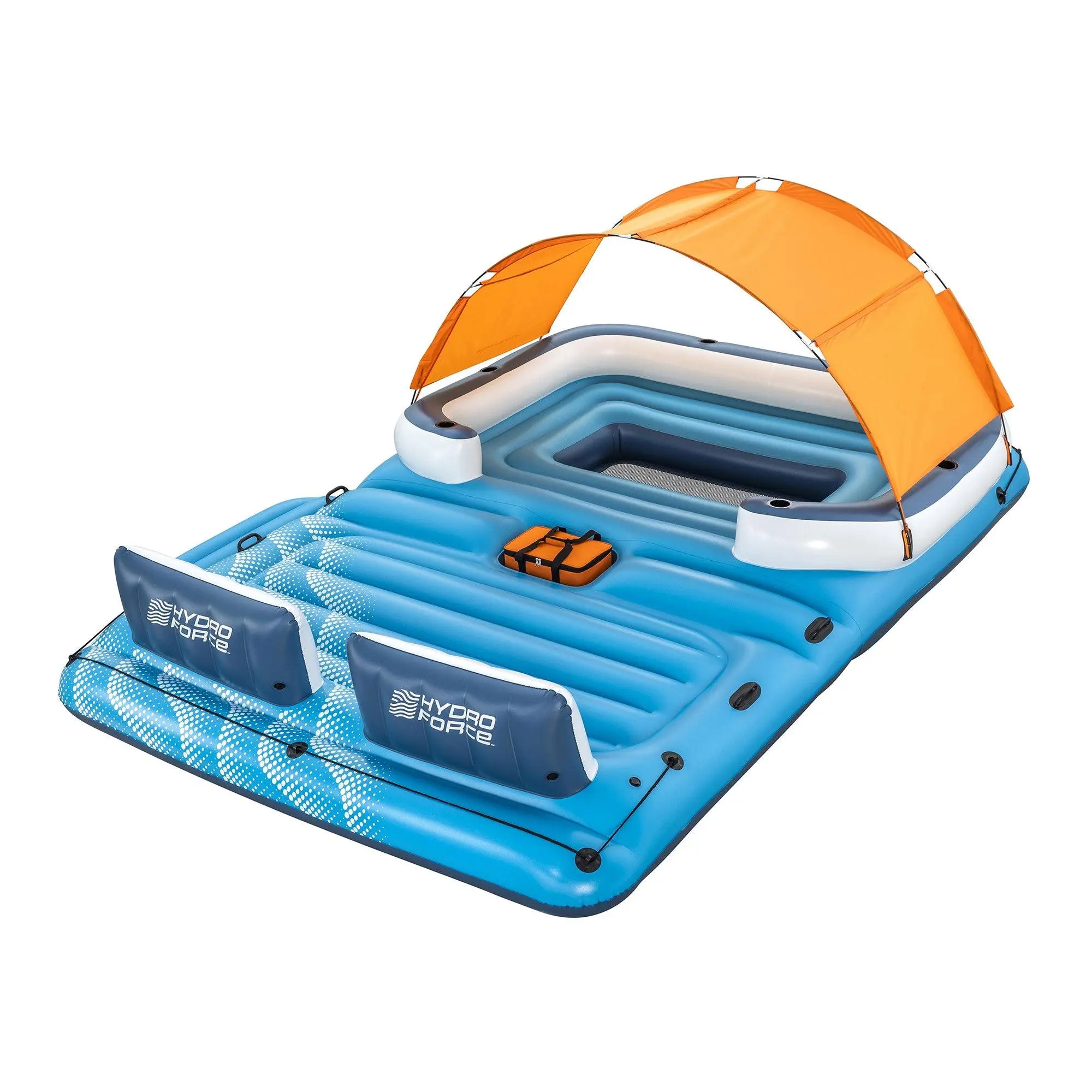Bestway CoolerZ Tropical Breeze 6 Person Inflatable Party Island Water Float Bestway CoolerZ Tropical Breeze 6 Person Inflatable Party Island Water Float