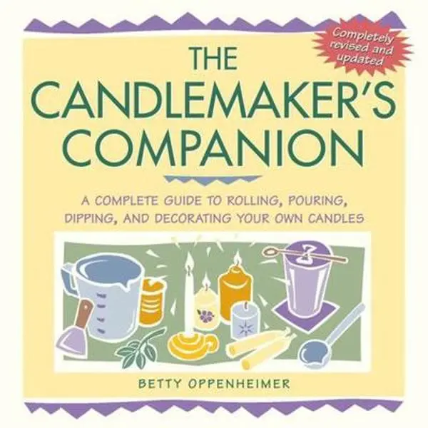 Used Candlemaking Book - The Candlemaker's Companion: A Complete Guide to Rolling, Pouring, Dipping, and Decorating for DIY Candle Making by Betty Oppenheimer (Trade Paperback, Soft Cover) - English, Beginner Candlemaker