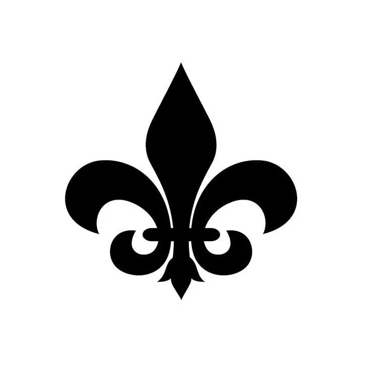 Fleur-de-Lis Logo Decal
