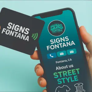 Tarjeta digital NFC personalizada – Disponible en Signs Fontana