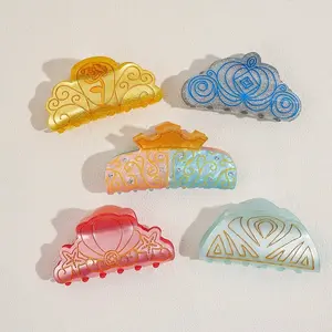 1PC Princess Inspired Hair Clip for Women – Cute Fairy Tale Barrette