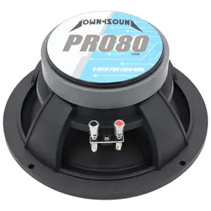 Down4Sound D4S-PRO804 8" 120W RMS Midrange Speaker (Single)