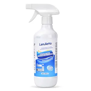 Summer Vibes Essential Cleaning Products Natural Enzyme Formula Kitchen Cleaning Spray, Fast-Acting Heavy-Duty Oil Stain Grease & Mold Remover Liquid for Stoves Range Hoods, 318 ml Bottle