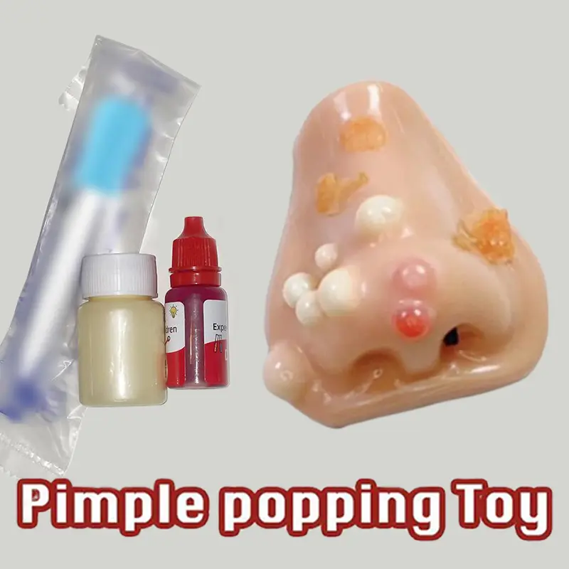 Pimple Popping Water Spray Nose Toy - Disgusting Wacky Pranking Products, Toys for Grown Ups & Kids, 2-Scenario Gifts (Halloween, Christmas), Family Party Game