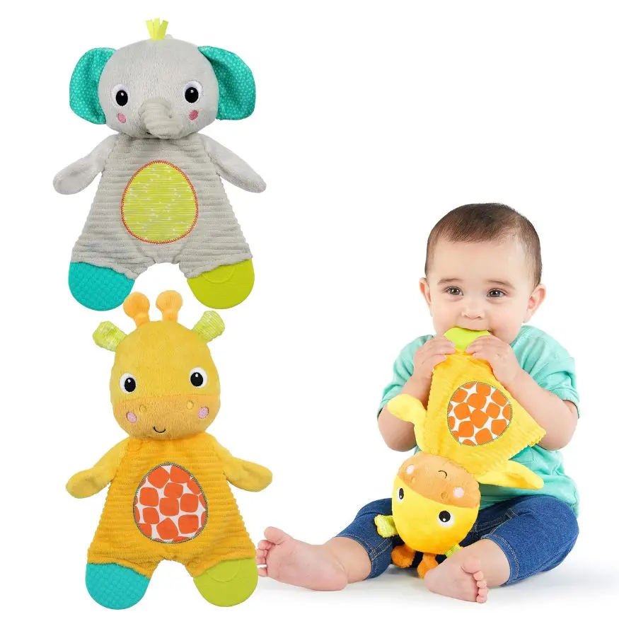 Snuggle & Teethe BPA-free Crinkle Teething Plush Baby Toy - Giraffe Snuggle & Teethe BPA-free Crinkle Teething Plush Baby Toy - Giraffe