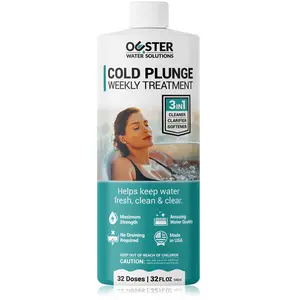 Ouster 3-in-1 Weekly Cold Plunge & Ice Bath Water Treatment – Cleaner, Clarifier & Softener for Crystal Clear Fresh Water