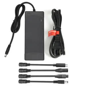 42V 2A Charger Replacement for 36V Electric Scooter Lithium Batteries,with DC 5.5mm,3 Prong,RCA Universal Compatible with Gotrax Swagtron Brid Segway Ninebot Xiaomi-5 Converter Interfaces