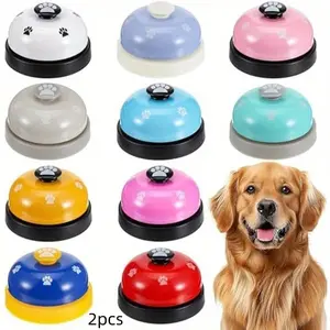 Dog Training Flap, 2 Counts/set Portable Pet Doorbell, Interactive Training Tool for Indoor & Outdoor Use, Pet Supplies for Dog & Cat, Paws Outside