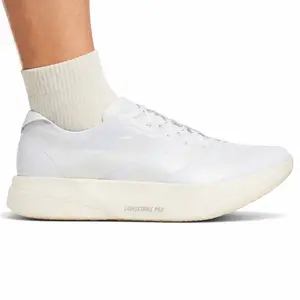 Adidas Men's White Adizero Adios Pro 4 Sneakers, JR6366 (No Box)