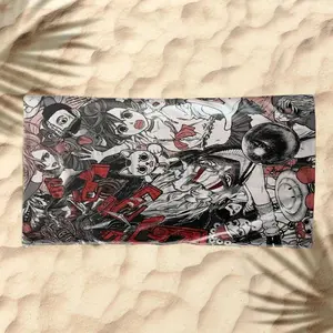 1 piece "Jujutsu Kaisen" Character Ensemble and Battle Scenes themed beach towel - Multi-functional Beach Towel, Moisture-wicking Quick-dry Fabric, suitable for Camping, Picnic, Outdoors, Machine Washable, Quick-dry and Absorbent, Ideal Birthday