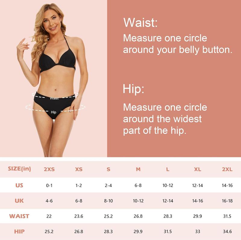 Period Swimwear Bikini Menstrual Leakproof Swim Bottoms UPF 50+ Waterproof Brief Light Flow for Women Girls Teens