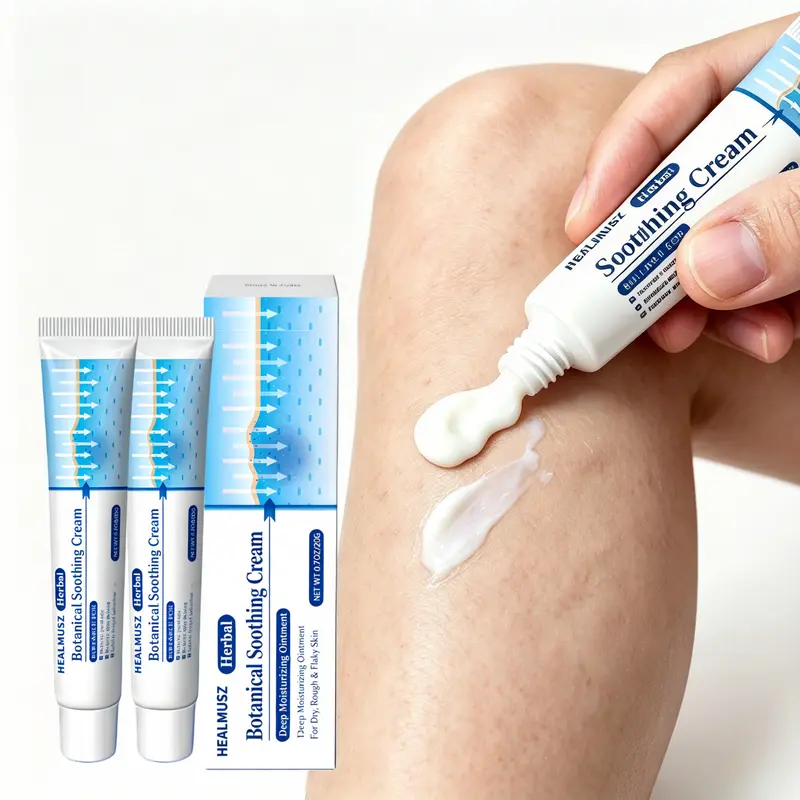 Healmusz Official 3-Pack Plant Based Skin Care Ointment - Gentle Nourishing Daily Moisturizing Lotion, Body Care Hydrating Deep Nourishing Cream for Dry, Rough Skin with 24H Fast Shipping, Itch Relief