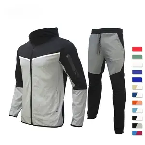 Men's Suit Spring and Autumn Sportswear Casual Jacket Sweater Boutique Sports Two-piece Suit Men's