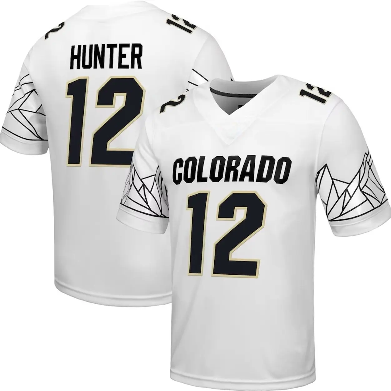 Unisex Football Hunter 12 Colorado States Buffaloes College Team Alumni Game Jersey - White
