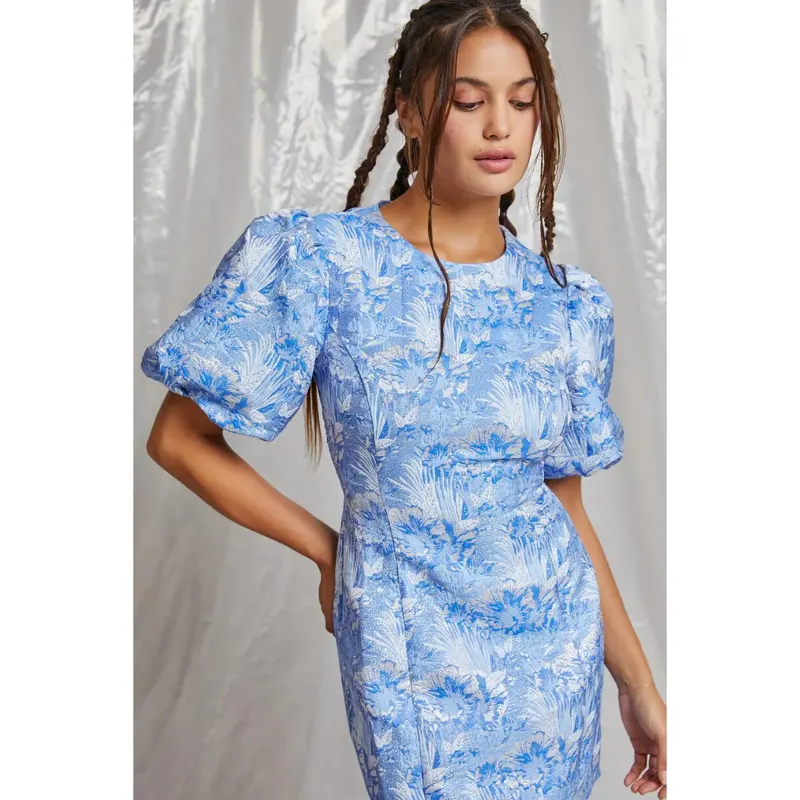 トップス ans dotsloevner MINI DRESS BLUE Too Late Mini Dress - Blue – Hazel & Olive