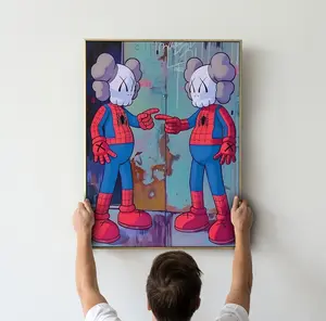 Kaws Spider Poster Print rare, Hypebeast Figure, Graffiti, Hypebeast Toys, Kaws picture, graffiti wall art