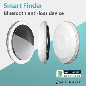 Round-shaped smart Bluetooth anti-lost device, new dual-system anti-lost device, mini pet anti-lost locator