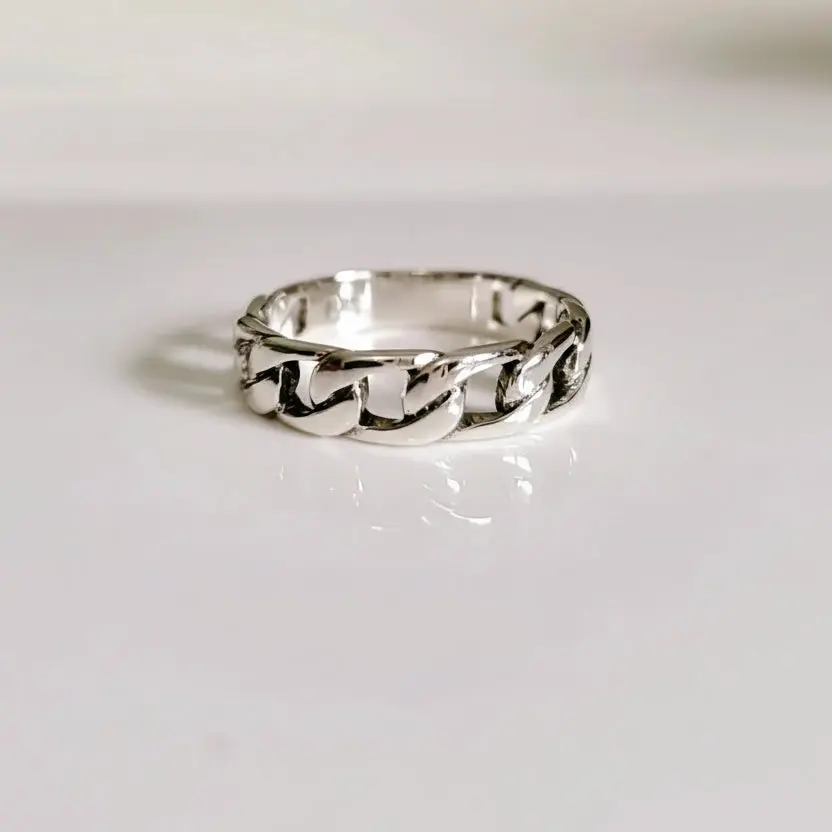 Chain Sterling Silver Ring