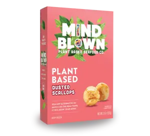 Mind Blown Plant-Based Seafood - Vegan Shrimp, Crab Cakes & Scallops - Sustainable Seafood Alternative - Perfect for Pescatarians, Vegetarians & Seafood Lovers