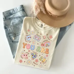 Comfort Colors You Are Kind TShirt, Teacher T-Shirt, Back To School, Teacher Appreciation Gifts, Kindergarten Teacher Tee, Cute Crewneck - TrendWear USA